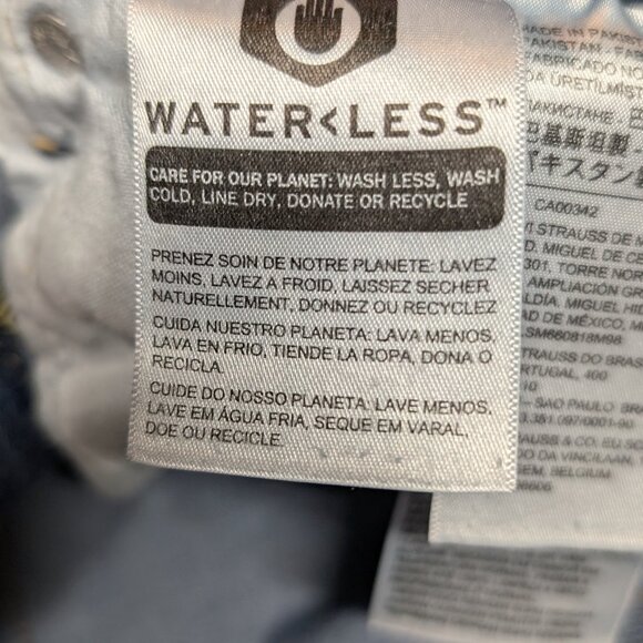 Levi's 502 Classic Blue Denim Jeans Size 36x34 - Picture 13 of 15